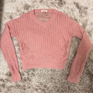 Pink Knit Sweater